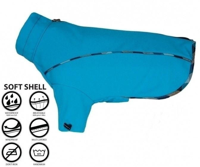 Grande Finale Kurtka niebieski SOFTSHELL r.8/43cm