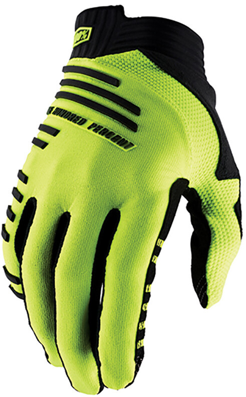 100% 100% R-Core Rękawiczki, fluo yellow M 2021 Rękawiczki MTB HU-GLO-0040/932/M