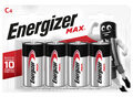 Energizer 4 x bateria alkaliczna Alkaline MAX LR14/C blister