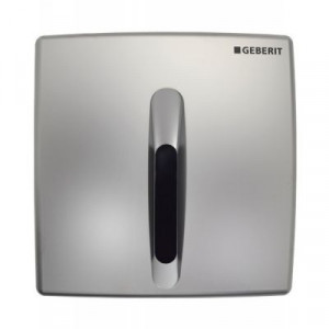 Geberit 115.817.46.5 Elektroniczny zawór spłukujący do pisuaru Basic zasilanie 230V chrom-mat