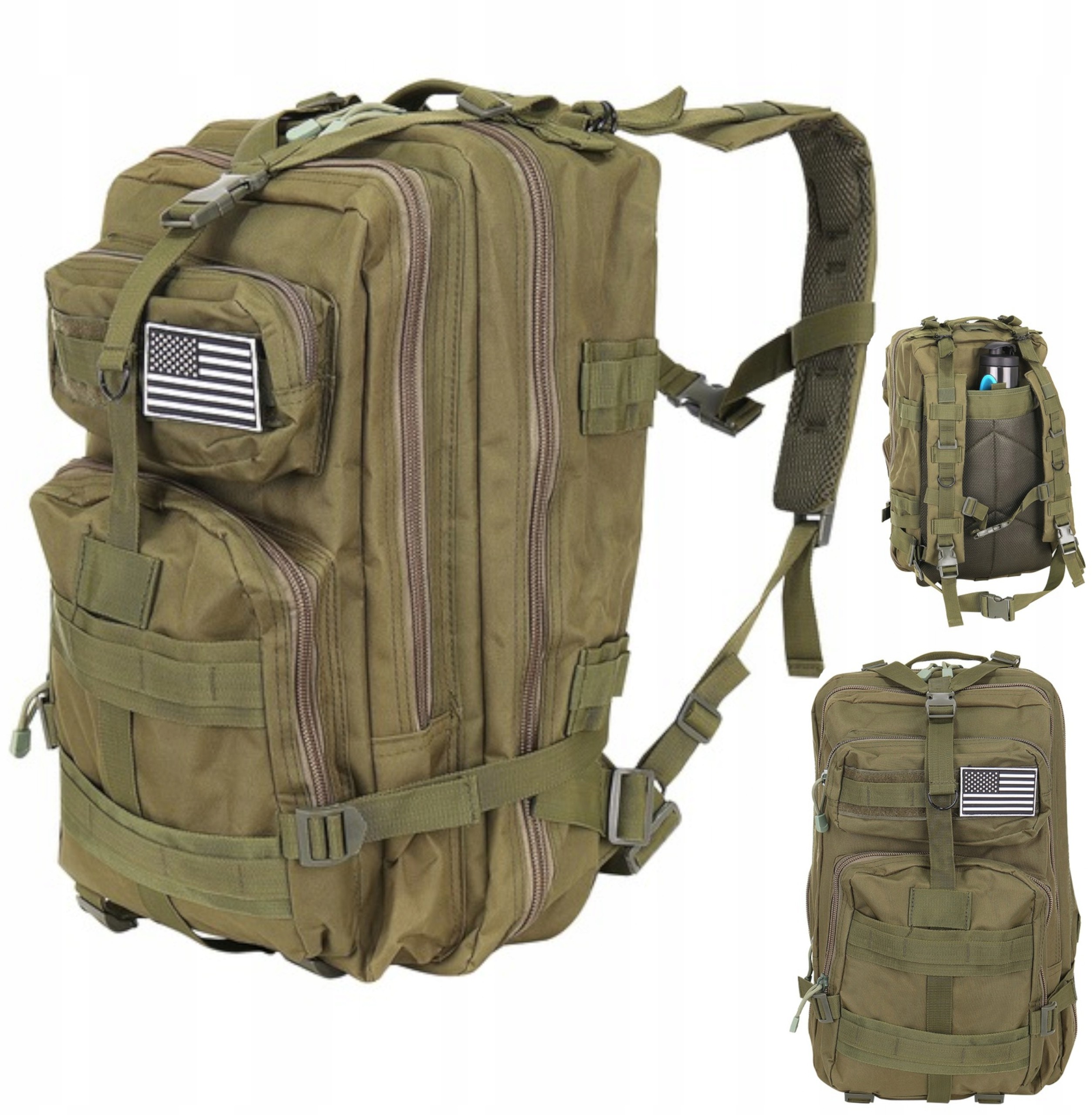 Duży Plecak XL Wojskowy Survival Turystyczny 38L