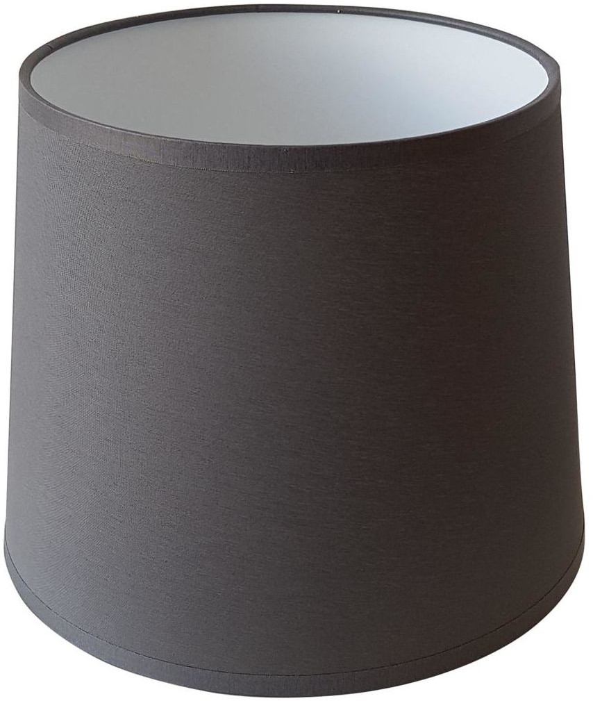 TK Lighting Abażur 9986 owalny 16-14 x 16 cm tkanina szary E27