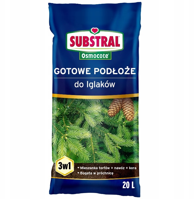 Substral Gotowe podłoże Osmocote do iglaków 20 l