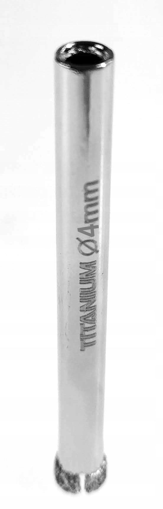 Wiertło diamentowe do płytek szkła 4 mm Titanium