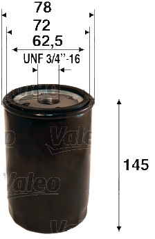 VALEO filtr diesel puszkowy 586106 586106
