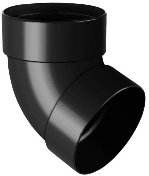 Kolanko podwójne 75 mm KAT-67 Grafit