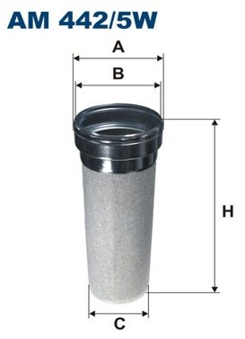 Filtron Filtr powietrza wtórnego AM442/5W