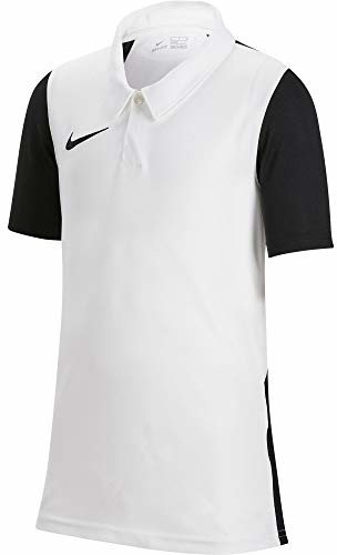 Nike Dziecięca koszulka Trophy IV SS, biały/czarny/czarny, XL BV6749-100