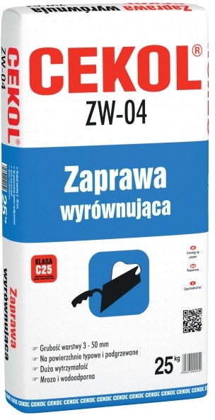 Cekol Zaprawa Wyr$38wnuj$39ca Zw-04 25 Kg