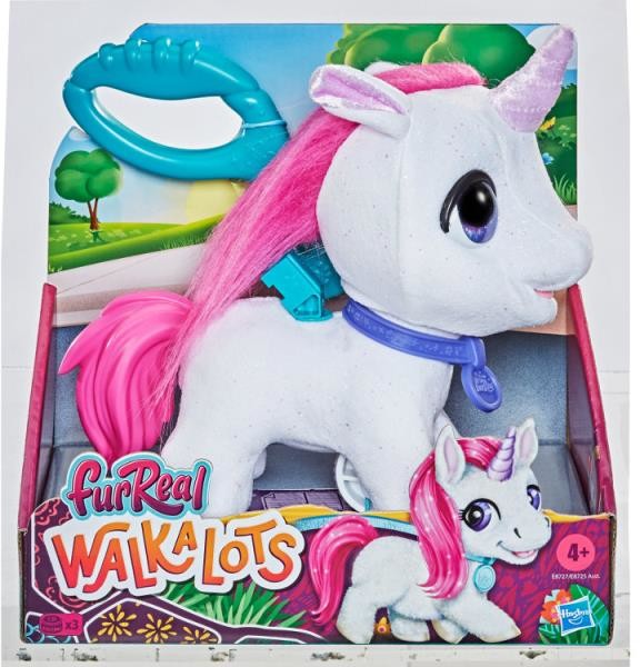 Fur Real Walkalots Jednorożec na smyczy E8727 HASBRO
