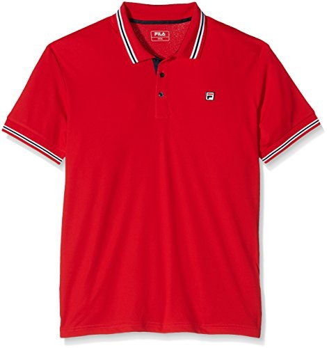 Fila ergometr górnej części ciała odzież Polo Button Piro Men, czerwony, XL FBM131110-500_Rot_XL