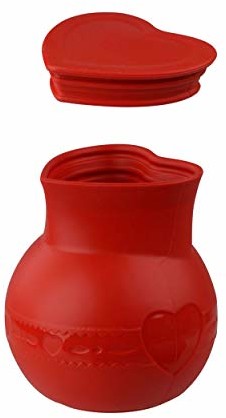 Dr. Oetker Flexxible Love 1274 silikonowy garnek do topienia, pojemność 300 ml, z pokrywką, forma do pieczenia, silikon platynowy