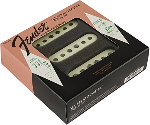 Fender Pure Vintage '65 Strat Pickup Set, Vintage White (3 pickups) 0992237000