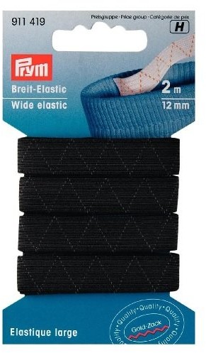 Prym Standard-Elastic gumka, czarny PRYM_911419