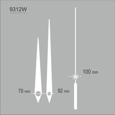 Atrix Komplet wskazówek białe /YT9312