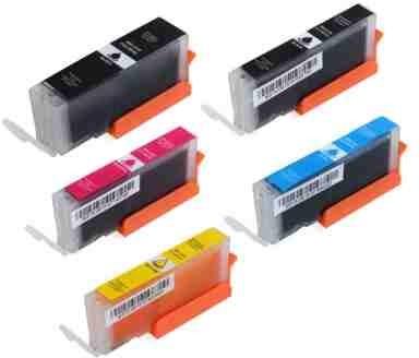 DrTusz Tusze Zamienniki PGI-580/CLI-581 CMYK do Canon 2078C005) komplet)