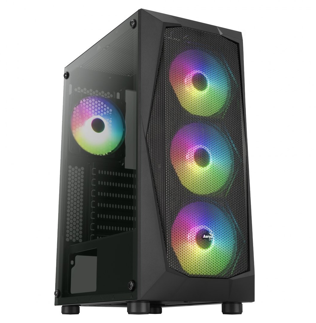 Aerocool OBUDOWA AEROCOOL PGS FALCON-A-BK-V1 FRGB AEROPGS-FALCON-ABKV1