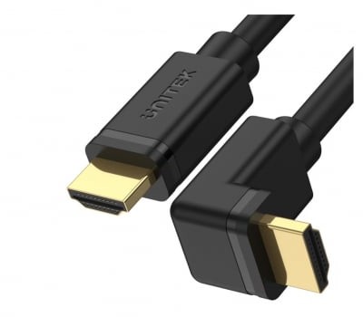Unitek Kabel kątowy 90° HDMI 2.0 HDMI 4k/60Hz 2m