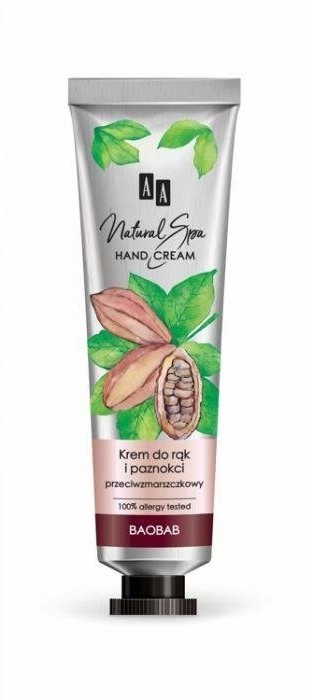 Oceanic Natural Spa Hand Cream przeciwzmarszczkowy krem do rąk i paznokci Baobab 50ml