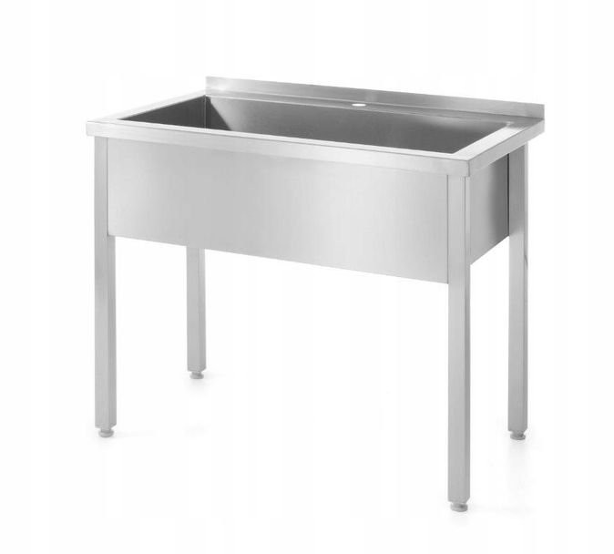 Hendi Stół z basenem jednokomorowym -spawany 1000x700x(H)850 812860 812860