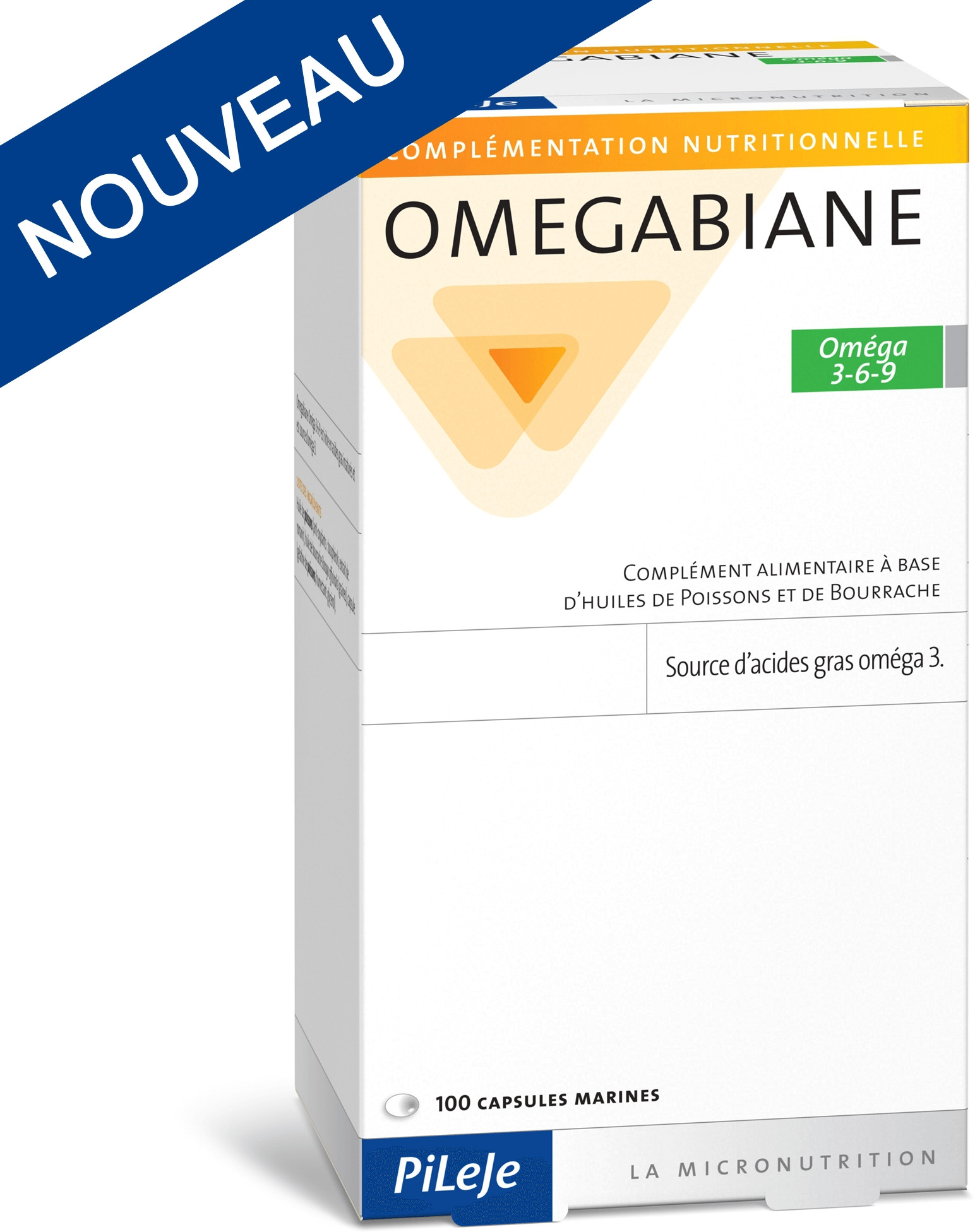 PiLeJe OMEGABIANE Omega 3-6-9 (Praca mózgu, Układ krwionośny) 100 Kapsułek