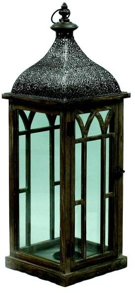 Latarnia drewniana Orient 72 cm 66335