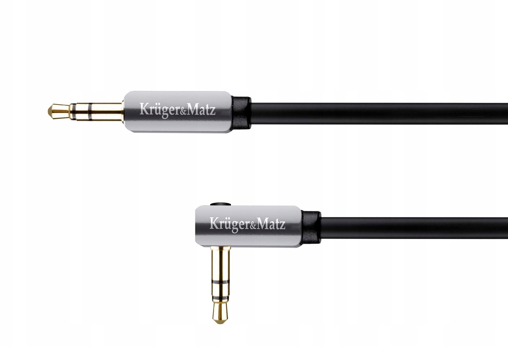 Kabel Wtyk Kątowy - Wtyk Prosty Jack 3.5 Stereo