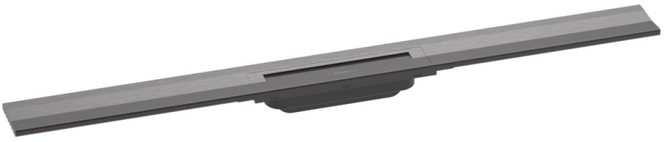 Hansgrohe RainDrain Flex Odpływ liniowy przyścienny 90 cm czarny chrom szczotkowany 56052340