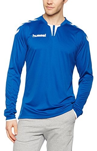 Hummel Core koszulka sportowa męska, z długim rękawem, z dzianiny poliestrowej, niebieski, XL 04-615-7045_True Blue_XL