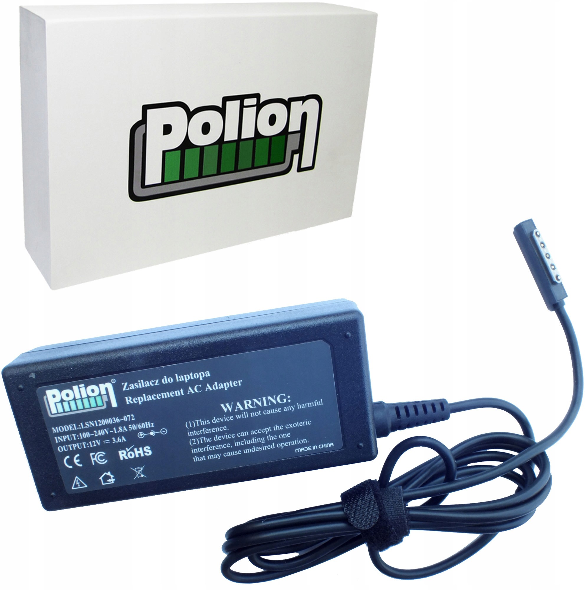 Ładowarka 43W do Microsoft 12,0V 3,6A 5pin