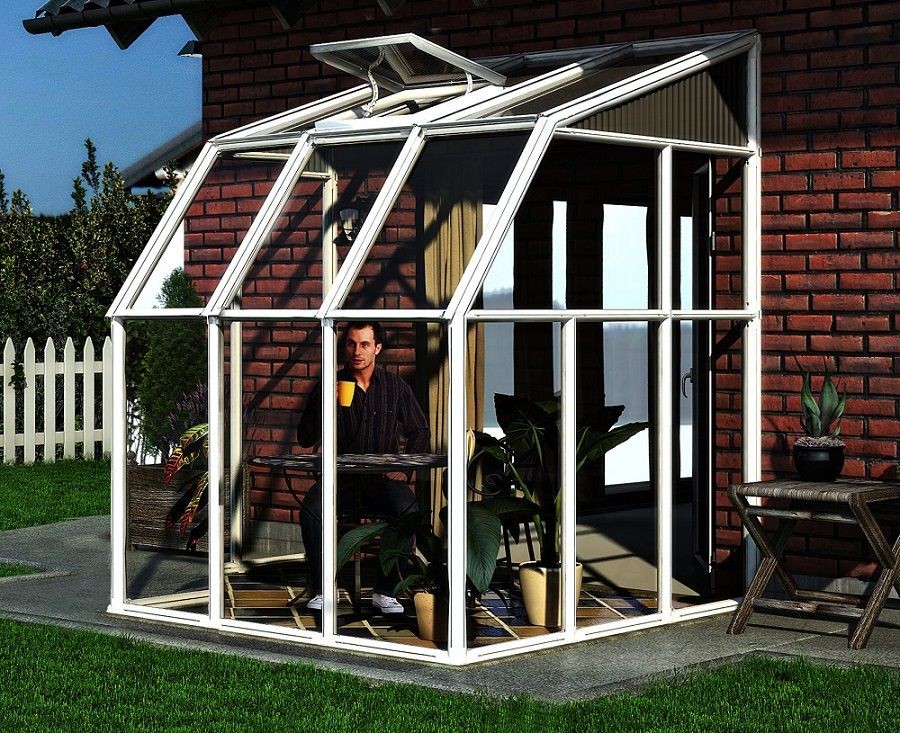 Palram Ogród zimowy Sun Room Palram 2 x 2 m biały PAL702064_702062