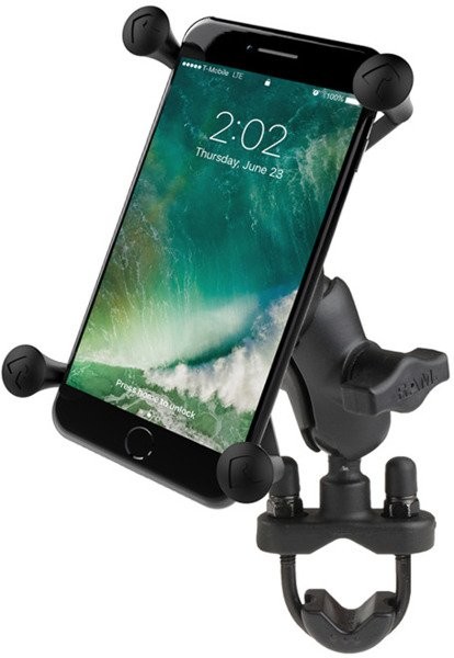 RAM Mount Uniwersalny uchwyt X-Grip IV do Apple iPhone 7 Plus & 8 Plus montowany do ramy kierownicy RAM-B-149Z-UN10Uip78p