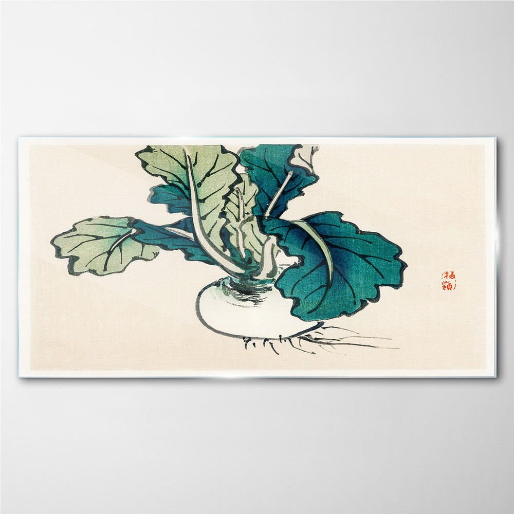 PL Coloray Obraz Szklany Warzywa Cebula 140x70cm