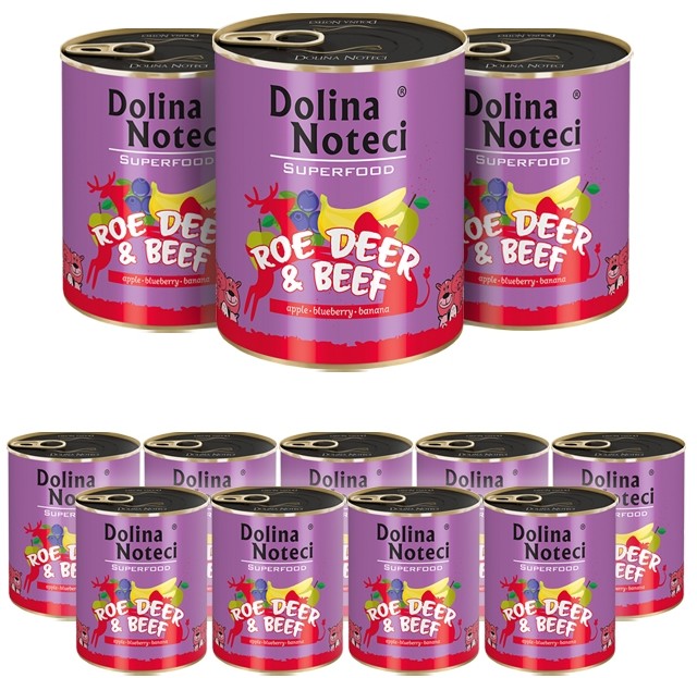 Dolina Noteci Superfood Sarna i Wołowina 800g