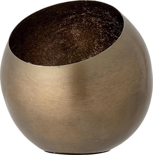 Bloomingville Świecznik Filia 14 cm mosiądz 82050509