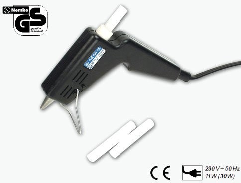 Brüder Mannesmann Werkzeug Brueder Mannesmann heisskl EBE pistolet Mini z klej termotopliwy, 1 sztuki, M 491-Mini
