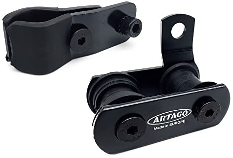 Artago ARTAGO 568.2 Uchwyt Antykradzieżowy do kłódki 69 i 69X Mocowany do Rur 18-25mm i śrub, Uniwersalny 568.2