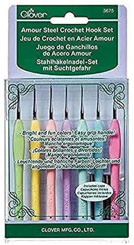 Clover Clover CL3675 zestaw haków, zielony/żółty/fioletowy, 1 CLO3675