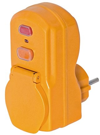 Brennenstuhl 1290631 adapter wyłącznik ochronny 30 ma 1P + N + T 16 A 230 V IP54 1290631