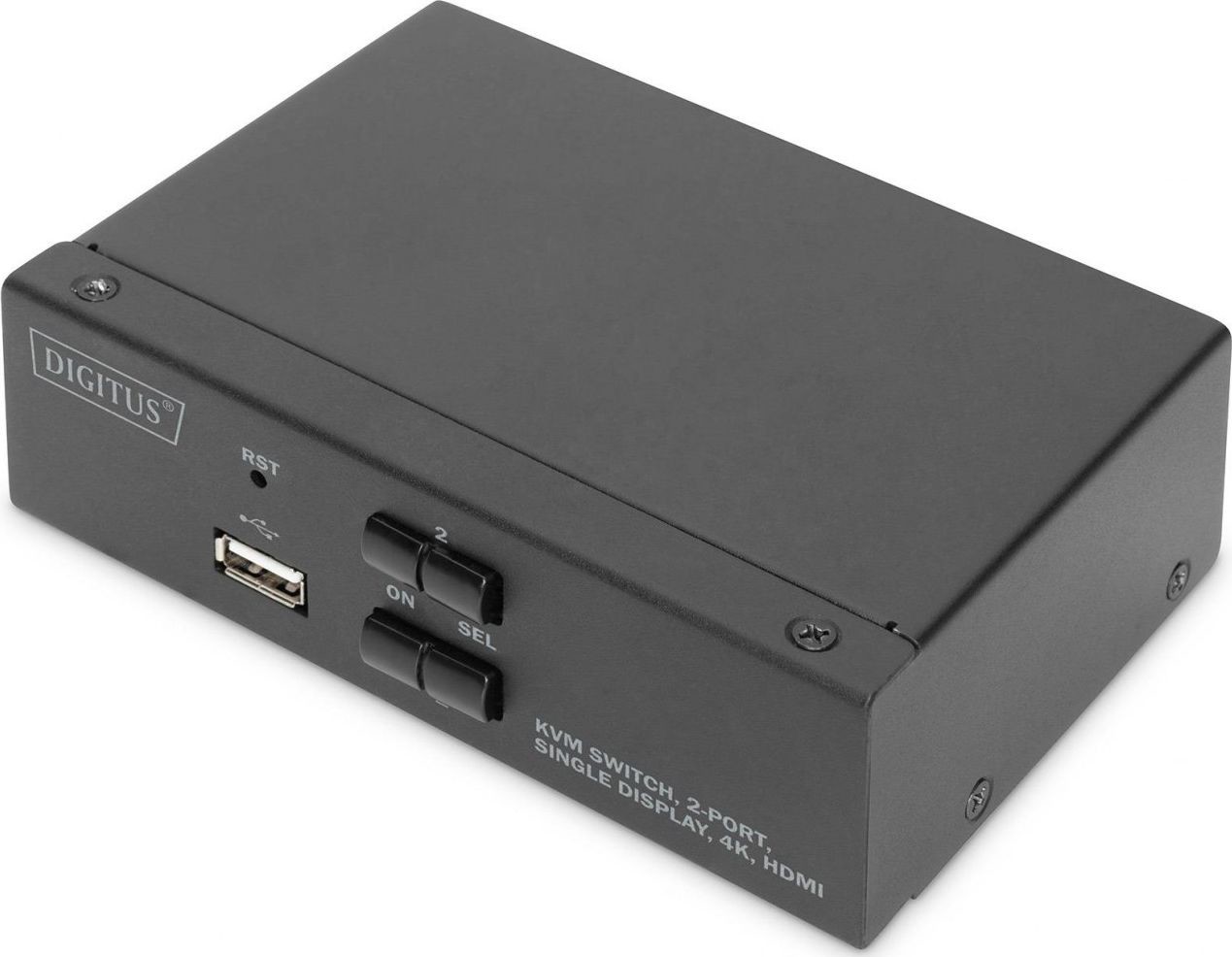 Digitus Przełącznik KVM-Switch 2-Port Single-Display 4K HDMI DS-12870