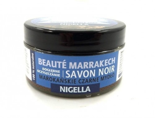 BEAUTY MARRAKECH Mydło Czarne z Olejem z Czarnuszki 100g - Beaute Marrakech