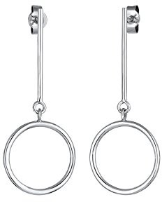 Elli Kolczyki damskie Geo koło  srebro 925, srebro, srebro 0302960617