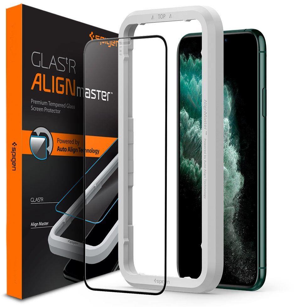 Spigen SZKŁO HARTOWANE ALM GLASS FC IPHONE 11 PRO MAX BLACK fd-13602-0