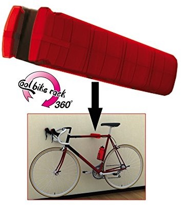 PERUZZO Cool Bike Rack wzornictwo pałąku projektora do rowerów, wyprodukowana we Włoszech, czerwony Art. 405/R