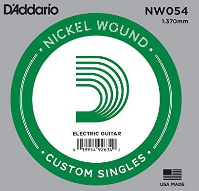 D'Addario Nickel Wound ball End Single Strings NW054