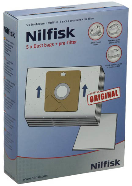 NILFISK Coupe/Go/Compact Worki do odkurzacza 78602600