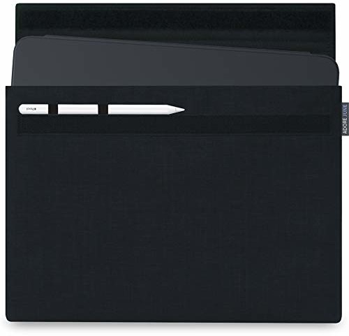 Apple Adore June Classic pokrowiec do iPad Pro 12 9 2018 12,9 cala z uchwytem Pencil Pencil 2, czarny AJ1647-IP