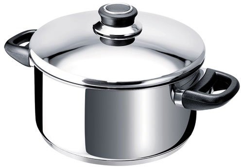 Beka 12031244 garnek z pokrywką 24 cm, Polo ze stali nierdzewnej 12031244