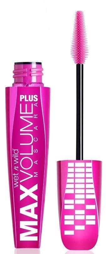 WET N WILD Wet n Wild Max Volume Plus Mascara tusz do rzęs zwiększający objętość Amp'D Black 8ml