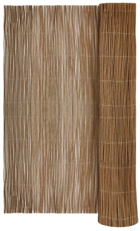 vidaXL Ogrodzenie wierzbowe 100 x 500 cm